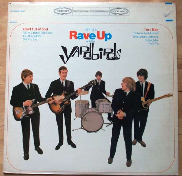 The Yardbirds ‎– Having A Rave Up With The Yardbirds vinyl