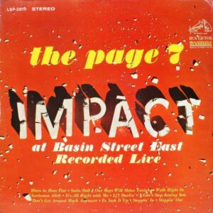 Impact At Basin Street East Vinyl