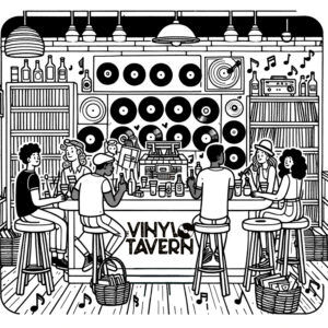 vinyl coloring pages