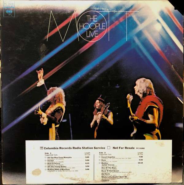 Mott The Hoople – Mott The Hoople Live